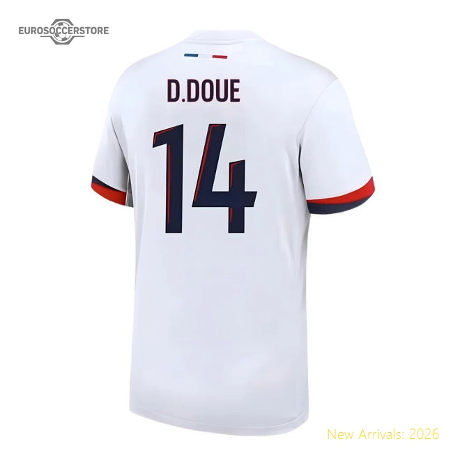 2024-2025 PSG Away Shirt (D.Doue 14)-Vantage Point Soccer
